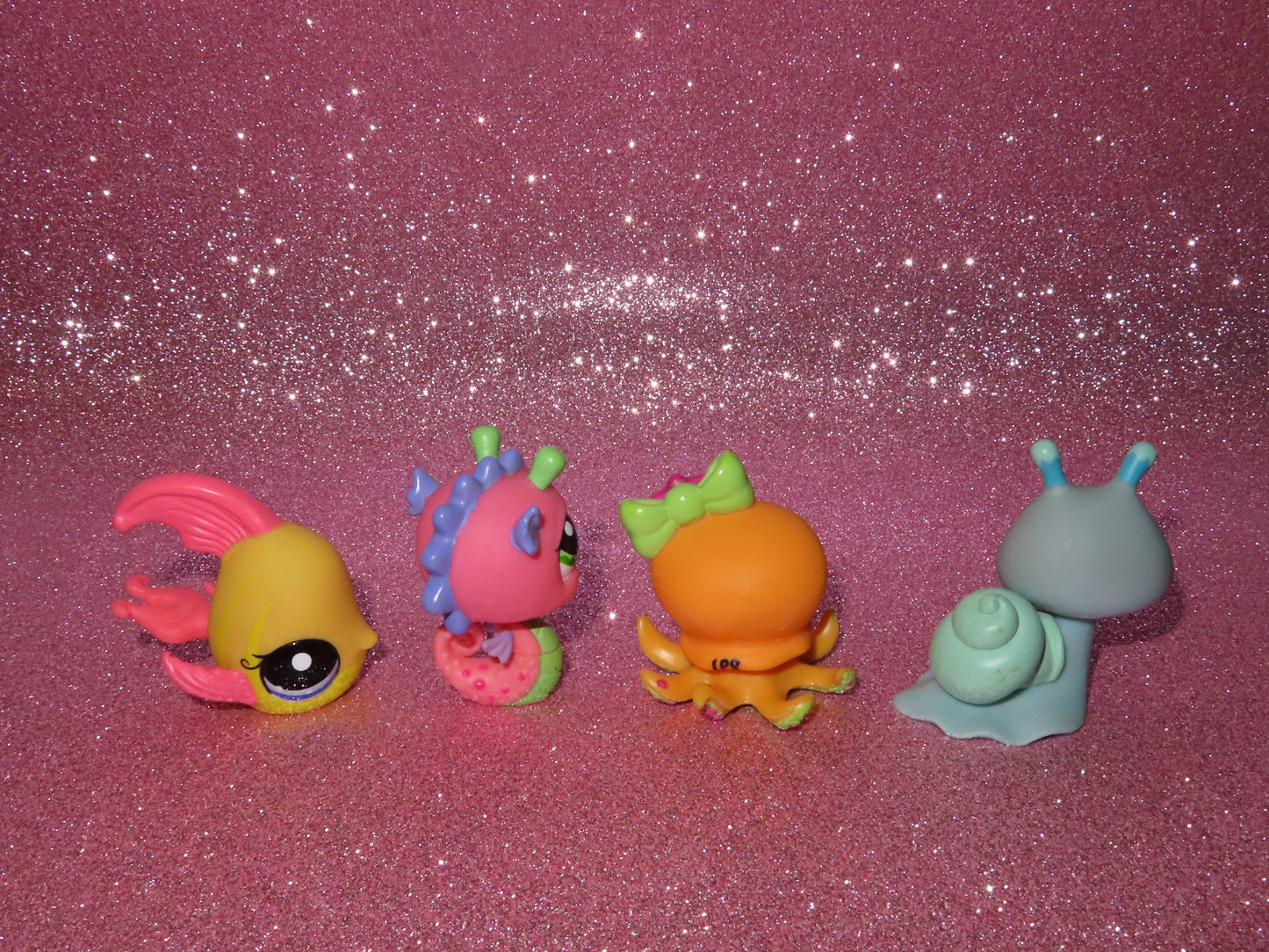 AUTHENTIC LPS DIORAMA AQUARIUM FRIENDS RARE BONUS PETS