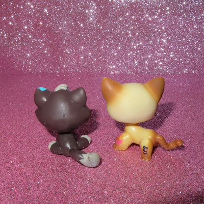 AUTHENTIC LPS SHORTHAIR CAT + TABBY CAT BUNDLE